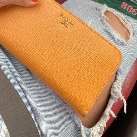 Prada Handbags - Prada Saffiano Leather Wallet
